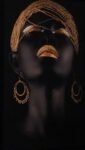 Modern Art Canvas Painting African Black Woman